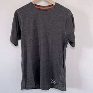 Reigning Champ X Asics Graphic Tee, Phantom Heather, Medium
